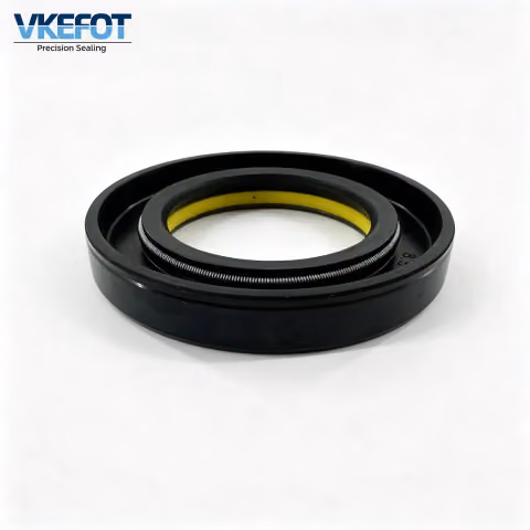 34x56x8.5 SCJY Power Steering Oil Seal NBR Black With Yellow PTFE SCJY-345685-NBR — photo 3