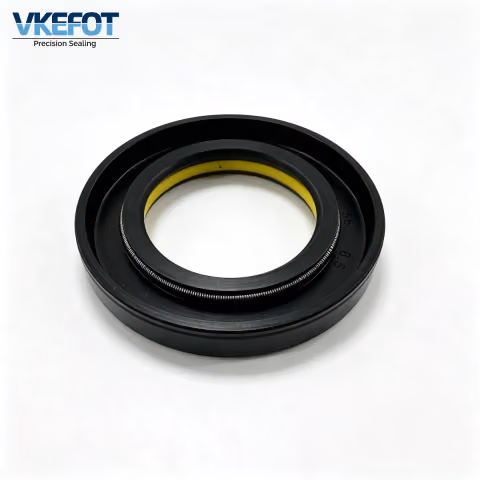 34x56x8.5 SCJY Power Steering Oil Seal NBR Black With Yellow PTFE SCJY-345685-NBR — photo 4