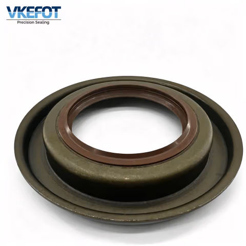 80x141x12/22mm Differential Pinion Shaft Oil Seal, NBR Brown, QINGTE SKU-20260824-8290 — photo 4