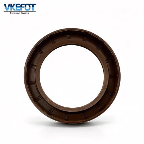 65x90x12mm TG Type Outer Rib Double‑lip FKM Oil Seal Brown Shaft Oil TG‑65‑90‑12‑FKM — photo 2