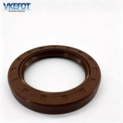65x90x12mm TG Type Outer Rib Double‑lip FKM Oil Seal Brown Shaft Oil TG‑65‑90‑12‑FKM — photo 3