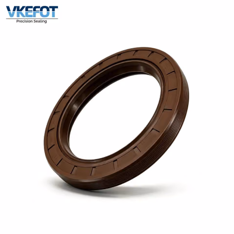 85x115x12mm TG Outer‑Rib Double‑lip Oil Seal Brown NBR Metal‑Cased Automotive Shaft Oil Seal