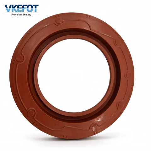 100x120/158x15mm Crankshaft Front & Rear Oil Seal, Silicone Rubber OEM ME011754 | Mitsubishi Fuso Engine Seal | VKEFOT