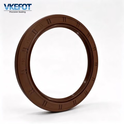 100x130x12mm Rotary Shaft Oil Seal, Brown NBR Nitrile Rubber VKEFOT-100-130-12-NBR — photo 4