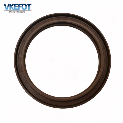 115x140x16mm Rear Crankshaft Oil Seal, Brown FKM/NBR, Engine Crank VKEFOT-115-140-16-CRANK — photo 2