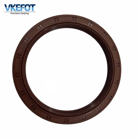 115x140x16mm Rear Crankshaft Oil Seal, Brown FKM/NBR, High Performance Engine Crank Shaft Seal | VKEFOT