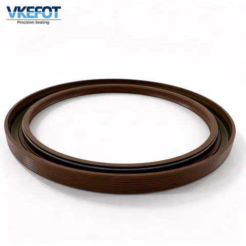 155x185x13/14mm Double Lip Oil Seal NBR with Spring — Auto Shaft Seal VKEFOT-155-185-13-14-NBR — photo 2