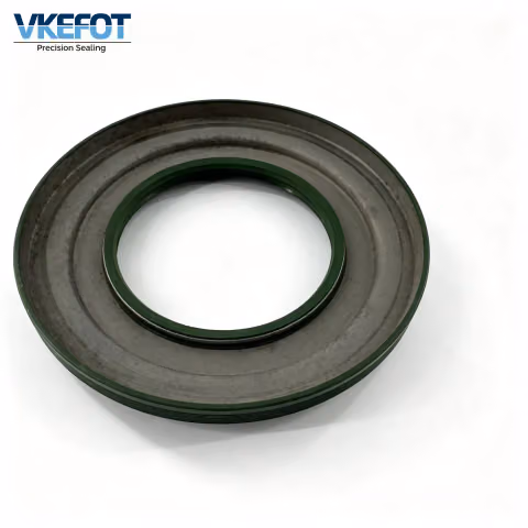 94x165x12/26mm Threaded Skeleton Oil Seal NBR Green for Rear Axle VKEFOT-94-165-12-26-NBR — photo 2