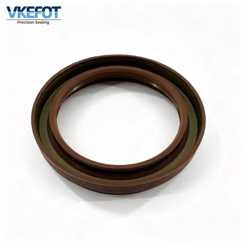 95x125x14-27.5mm Double Lip Front Differential Pinion Oil Seal NBR Brown VKEFOT-95-125-14-27.5-NBR — photo 3