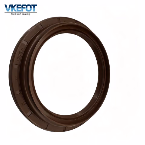 95x132x12/25.5mm Front Hub Oil Seal, Brown NBR VKEFOT-95-132-12-25.5-NBR — photo 2