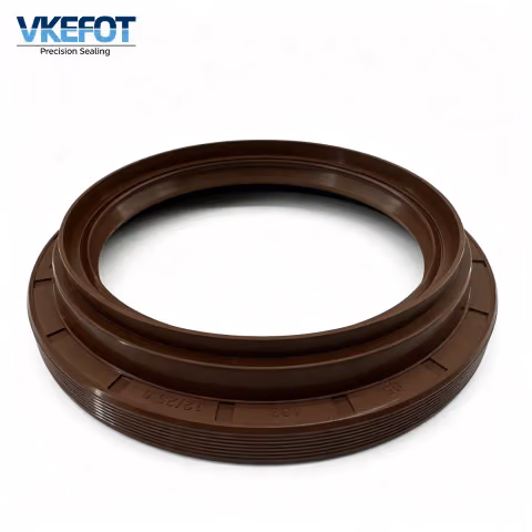 95x132x12/25.5mm Front Hub Oil Seal, Brown NBR VKEFOT-95-132-12-25.5-NBR — photo 4