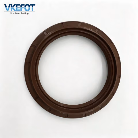 95x132x12/25.5mm Front Hub Oil Seal, Brown NBR | Axle Seal for FAW J6P FAW A4Q | VKEFOT