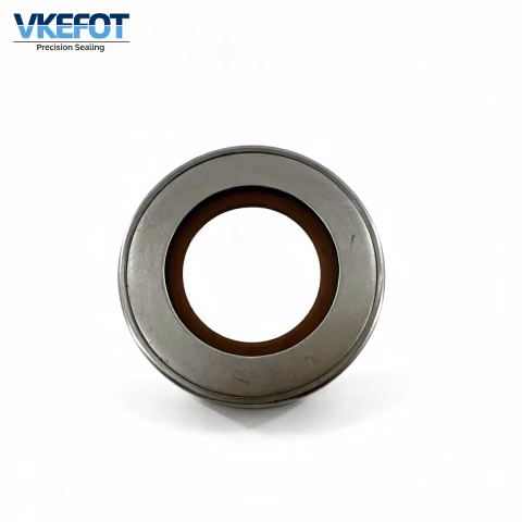 SA 35x62x10mm Metal Cased Double Lip Oil Seal NBR Brown For Automotive VKEFOT-SA-35-62-10-NBR — photo 2