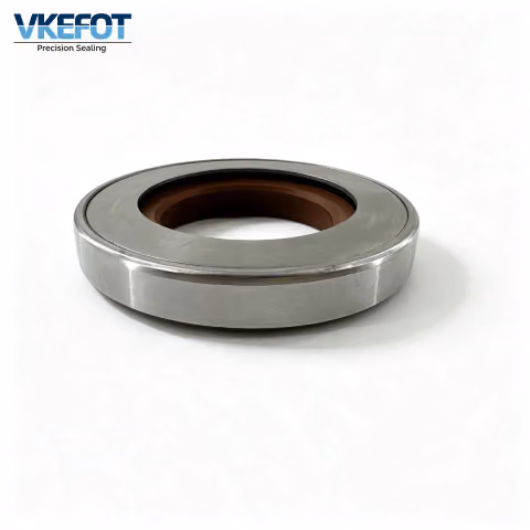 SA 35x62x10mm Metal Cased Double Lip Oil Seal NBR Brown For Automotive VKEFOT-SA-35-62-10-NBR — photo 3