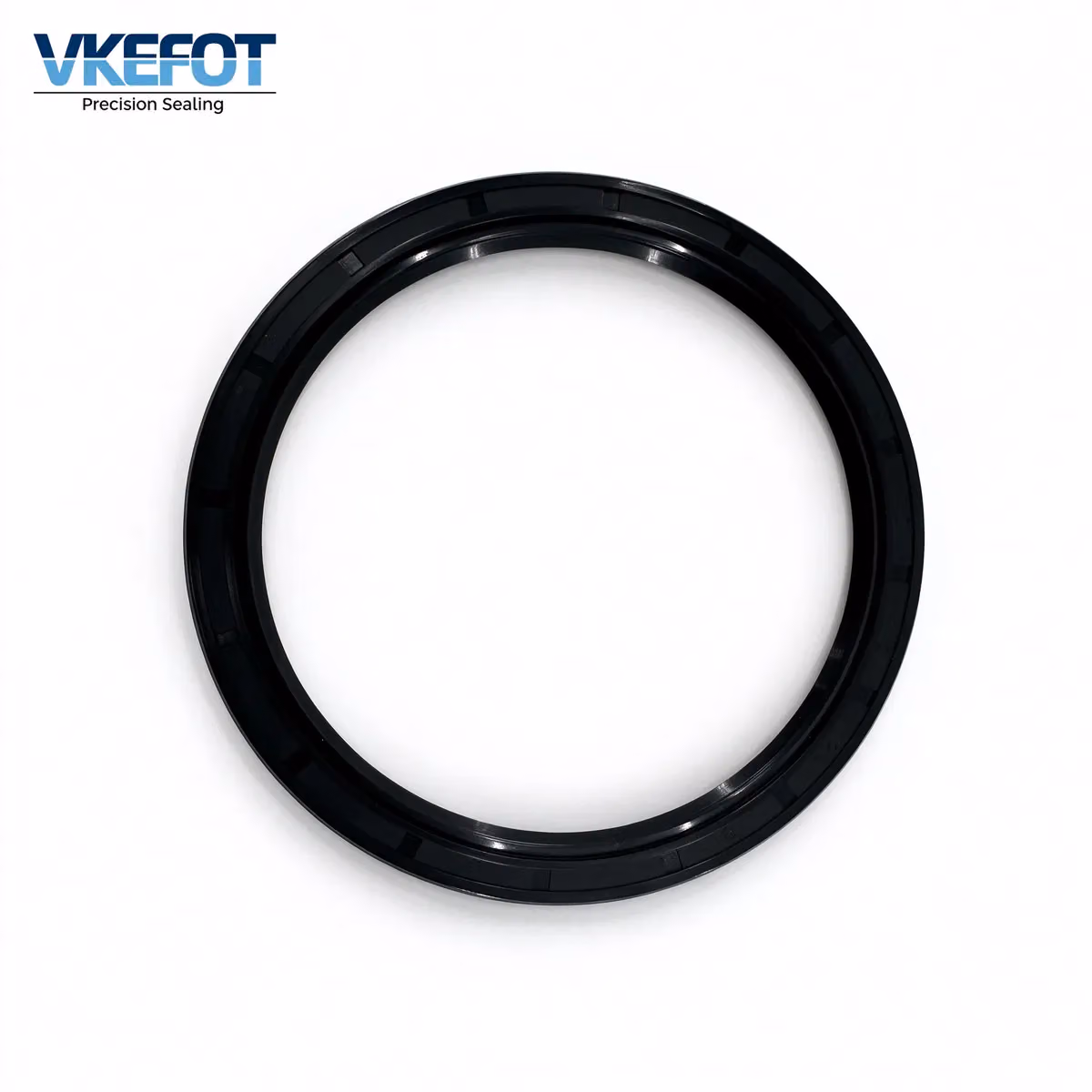 105x125x8 mm skeleton rotary shaft oil seal in NBR, TC profile, front view