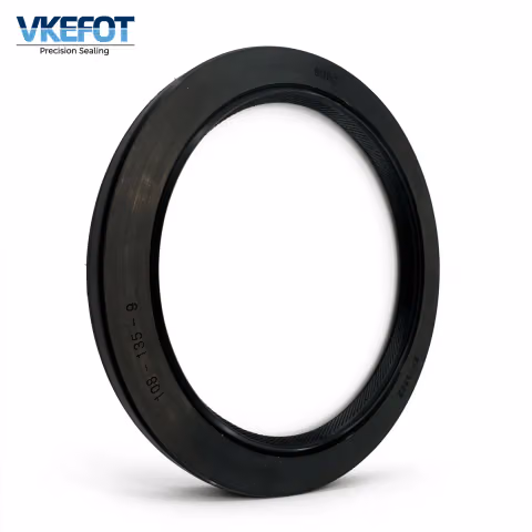 VKEFOT BH1965E oil seal 108x135x9 mm, front face view showing SGR2 helical return groove