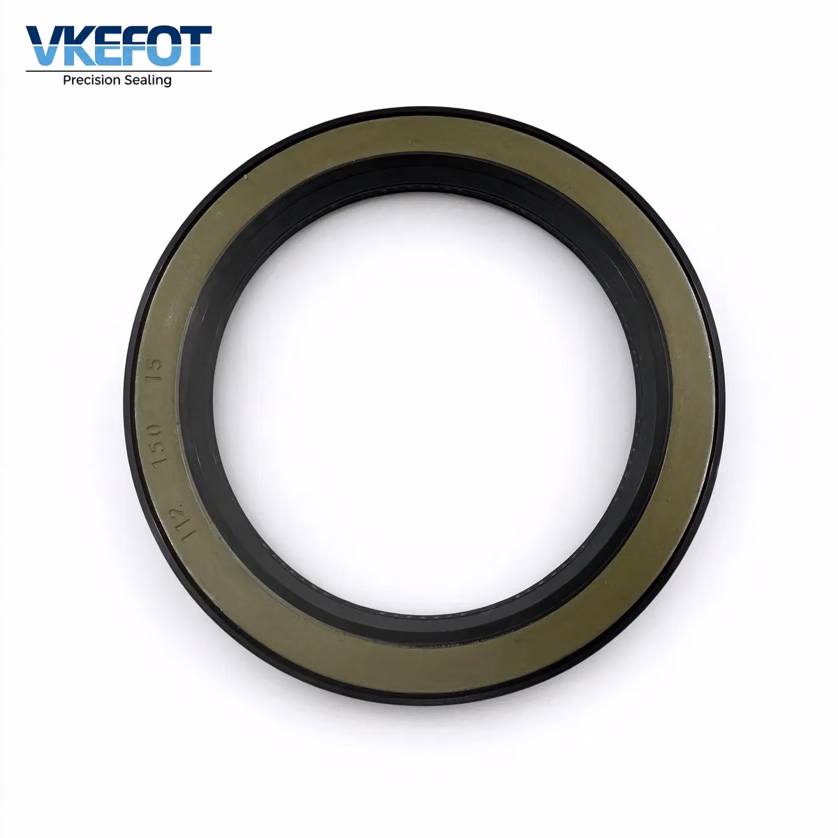 112x150x15 mm Truck Wheel Hub Oil Seal NBR, Double Lip Metal-Cased 112-150-15-NBR-VKEFOT — main photo