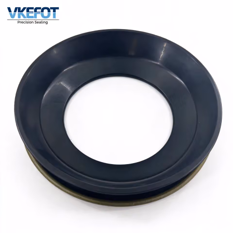 VKEFOT concrete mixer reducer oil seal, rear view of the flange and sealing lip