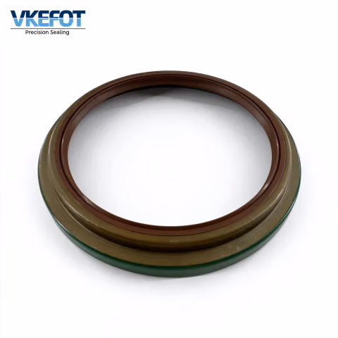 120x152.5x11/20 mm truck axle and wheel hub oil seal, sealing lip and garter spring detail