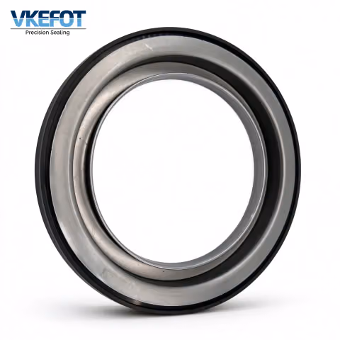 136x200x20 mm rear wheel hub oil seal, sealing lip and garter spring detail