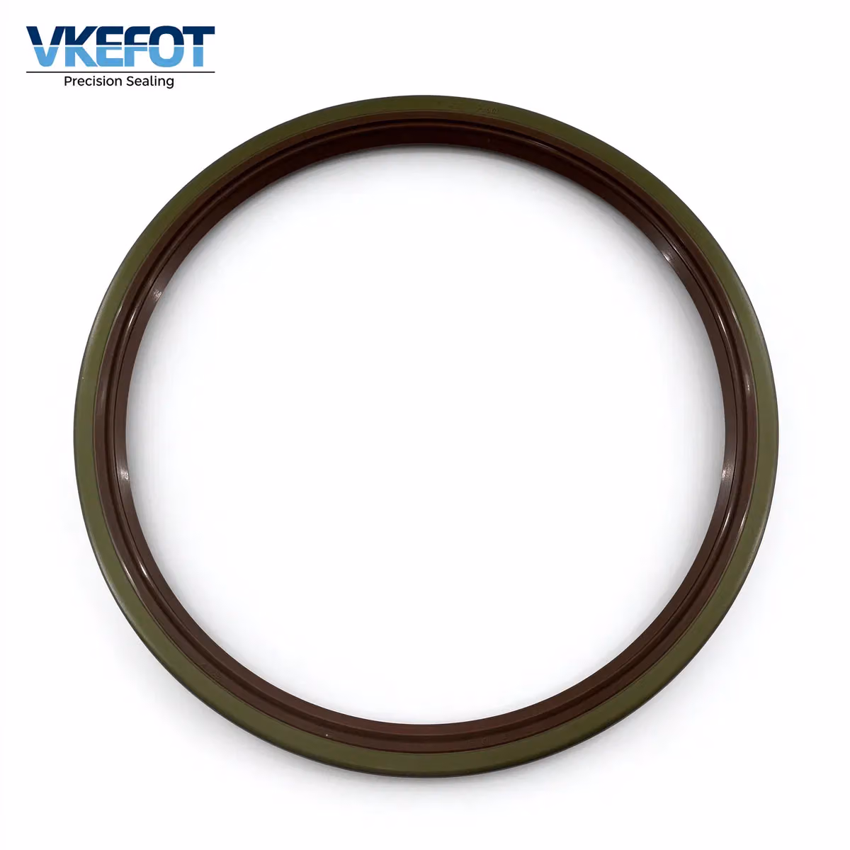 185x210x11 mm truck rear wheel hub oil seal in NBR, TB profile, front view