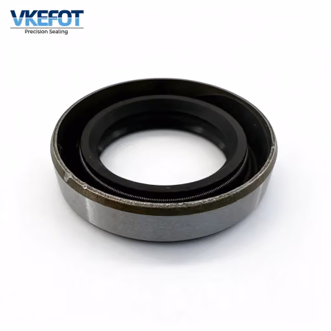 20x30x7 mm double lip rotary shaft oil seal, side profile showing 7 mm width