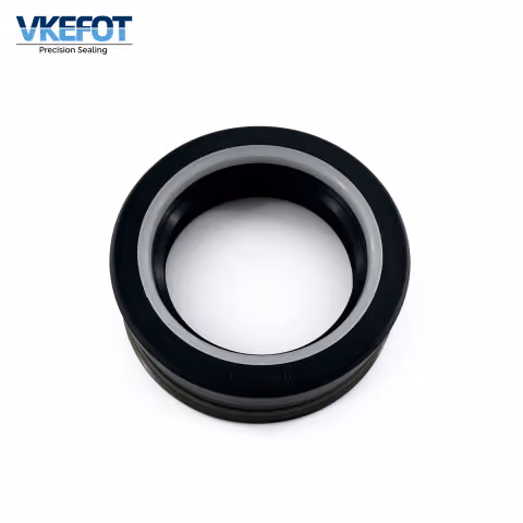 32x45x8.5/18.7 mm power steering and hydraulic oil seal, side profile showing 8.5 mm width