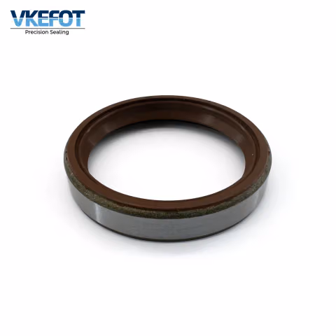 38x45x8 mm double lip rotary shaft oil seal, sealing lip and garter spring detail