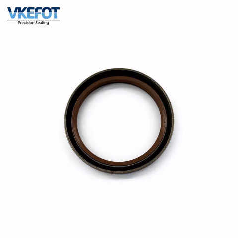 38x45x8 mm double lip rotary shaft oil seal, side profile showing 8 mm width