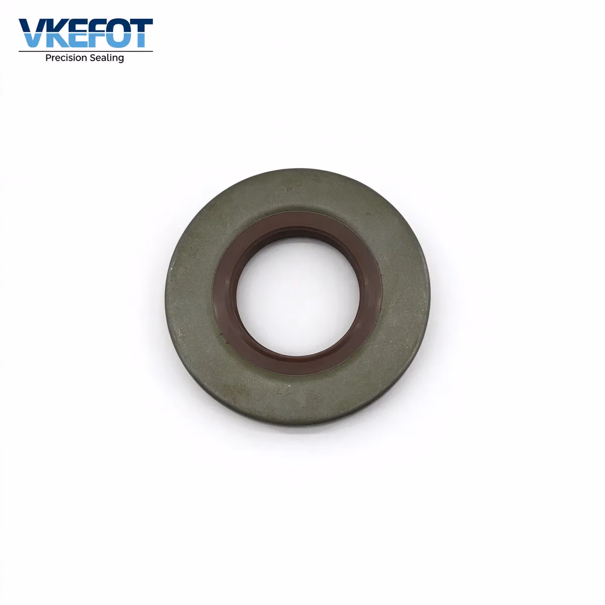 38x74x11 mm double lip shaft oil seal in NBR, TB profile, front view