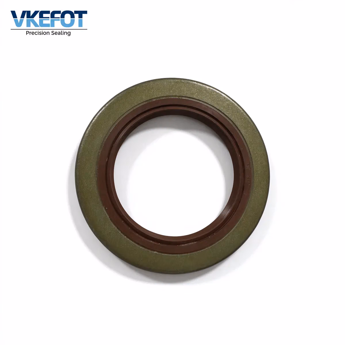 48x73x7 mm wheel hub oil seal in NBR, TB profile, front view