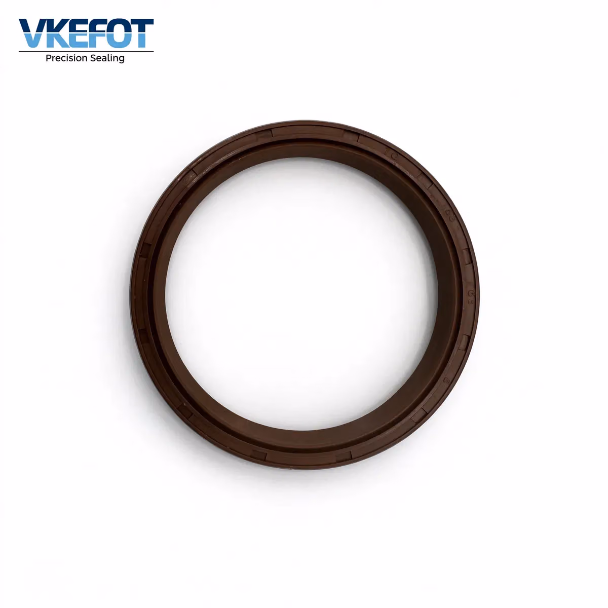 53x63x8 mm rotary shaft oil seal in NBR, TG profile, front view