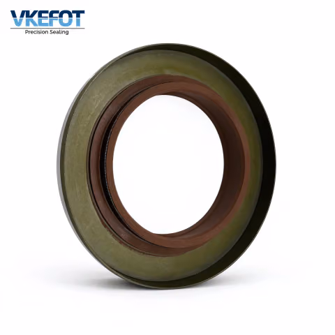 70x112x10/18 mm rear wheel hub oil seal, sealing lip and garter spring detail