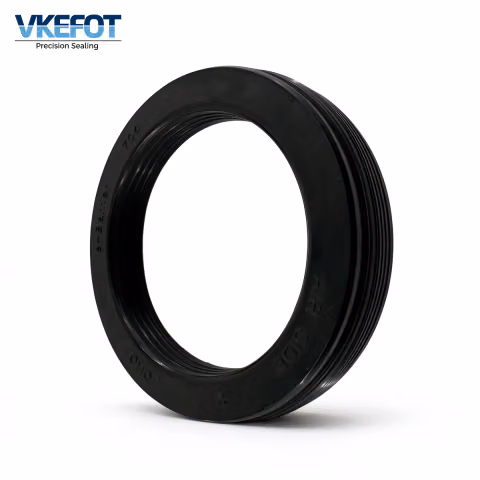 88x123x23 mm rear wheel hub oil seal with helical return groove, sealing lip and garter spring detail