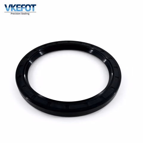 91x111x9 mm wheel hub oil seal, sealing lip and garter spring detail