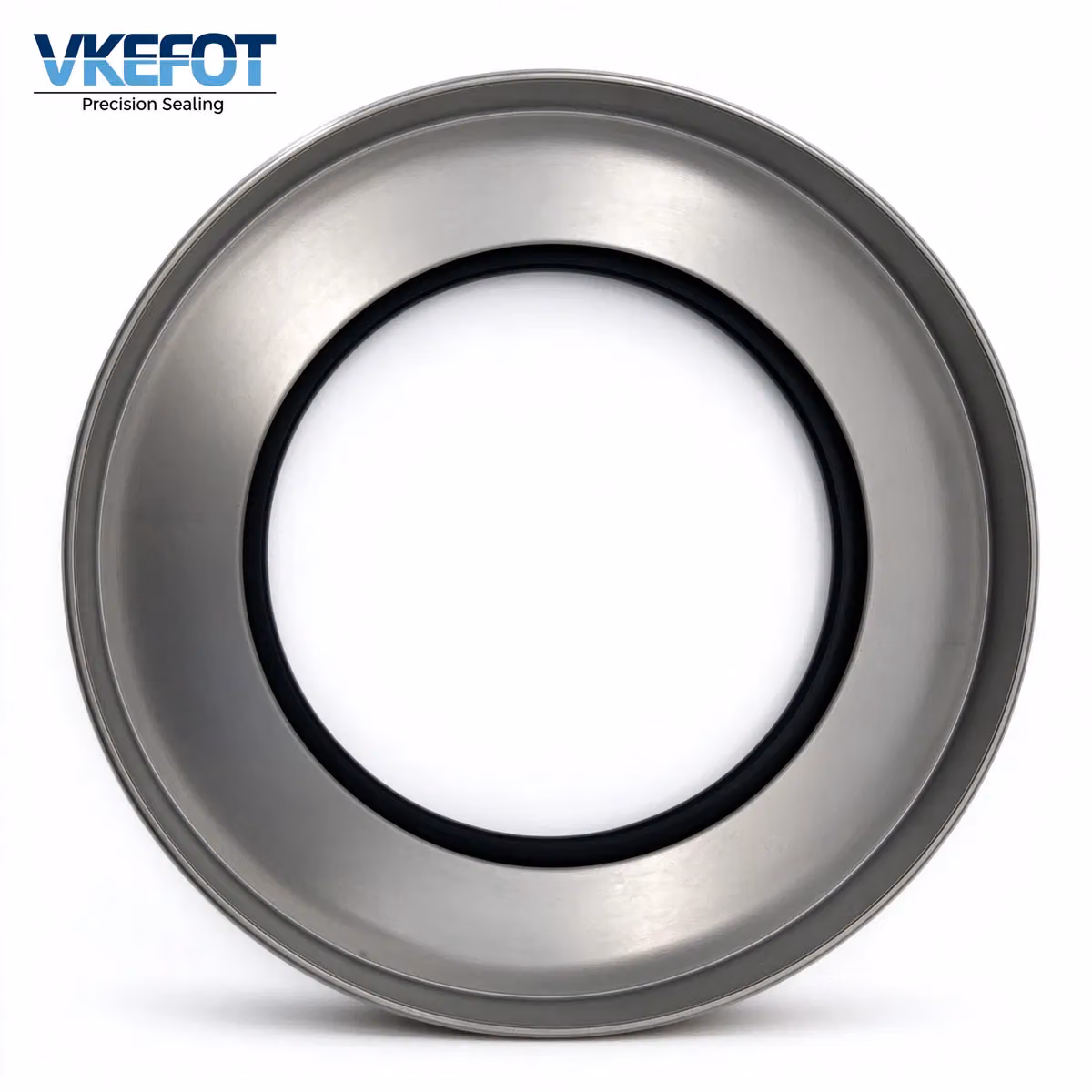 110x166x15.6/27 mm rear wheel hub inner oil seal in NBR, DM profile, front view