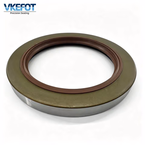 TA 110x150x15mm Double-Sided Metal Cased Oil Seal NBR Brown For Heavy VKEFOT-TA-110-150-15-NBR — photo 3