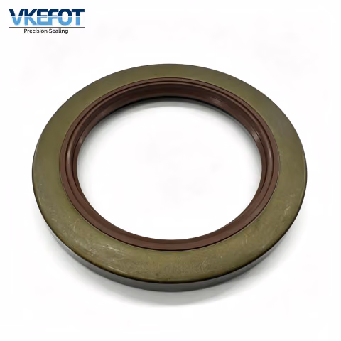 TA 110x150x15mm Double-Sided Metal Cased Oil Seal NBR Brown For Heavy VKEFOT-TA-110-150-15-NBR — photo 2