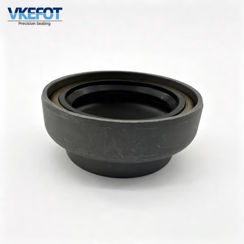 VKEFOT TB 43x57x9 mm NBR Flanged Metal Shell Rotary Shaft Oil Seal VKEFOT-TB-43-57-9 — photo 2