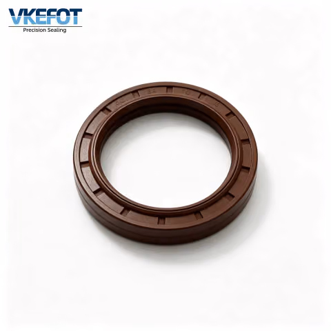 TC 54x70x8mm Rubber Covered Double Lip Oil Seal NBR Brown