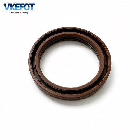 TC 54x70x8mm Rubber Covered Double Lip Oil Seal NBR Brown VKEFOT-TC-54-70-8-NBR — photo 4