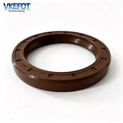 TC 54x70x8mm Rubber Covered Double Lip Oil Seal NBR Brown VKEFOT-TC-54-70-8-NBR — photo 3