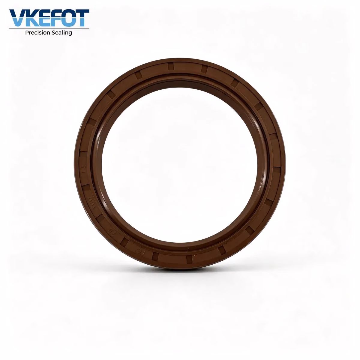 TC 78x100x13mm Rubber Covered Double Lip Oil Seal NBR Brown VKEFOT-TC-78-100-13-NBR — main photo