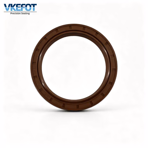 TC 78x100x13mm Rubber Covered Double Lip Oil Seal NBR Brown