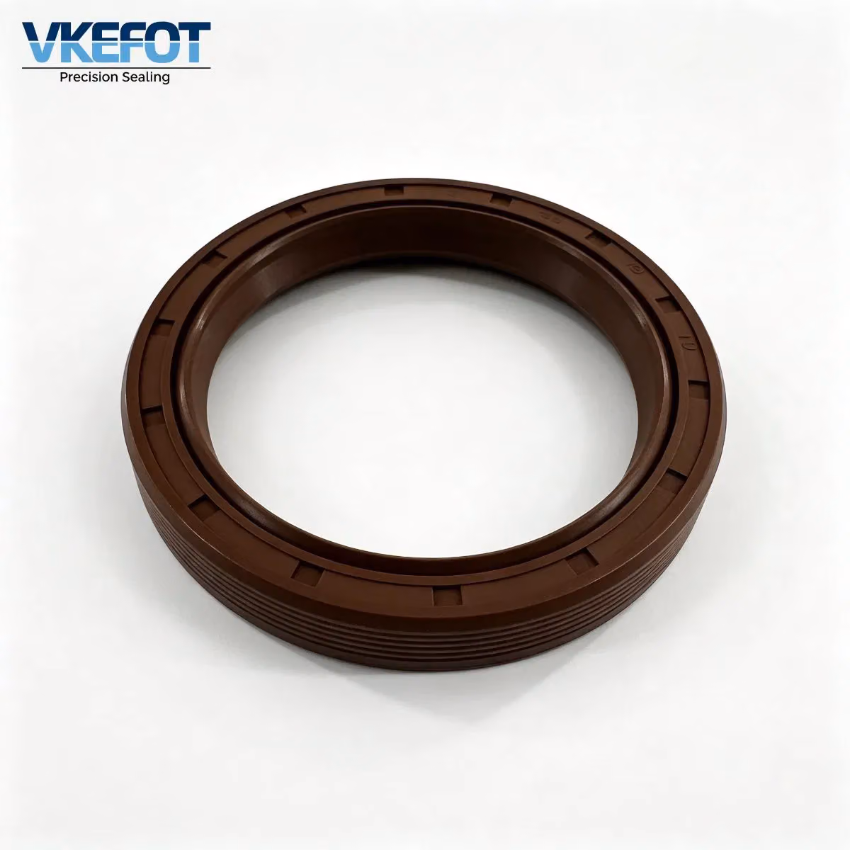 TG 55x70x10mm NBR Brown Corrugated OD Oil Seal VKEFOT-TG-55-70-10-NBR — main photo