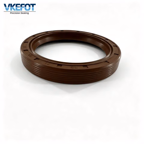 TG 70x90x13mm NBR Brown Corrugated OD Oil Seal VKEFOT-TG-70-90-13-NBR — photo 2