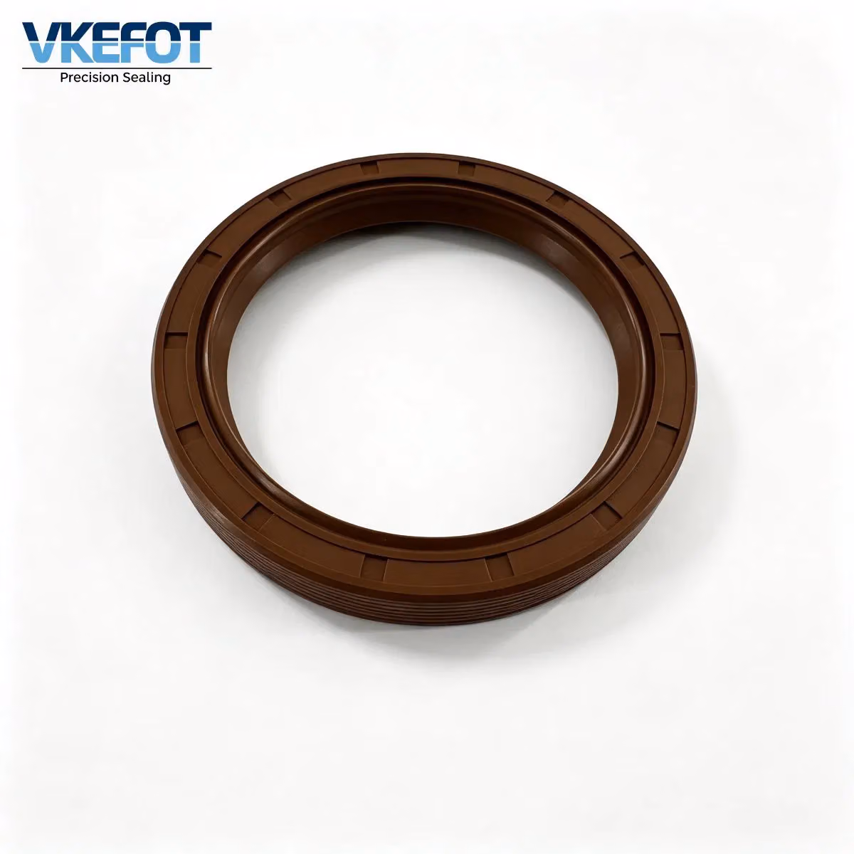 TG 70x90x13mm NBR Brown Corrugated OD Oil Seal VKEFOT-TG-70-90-13-NBR — main photo
