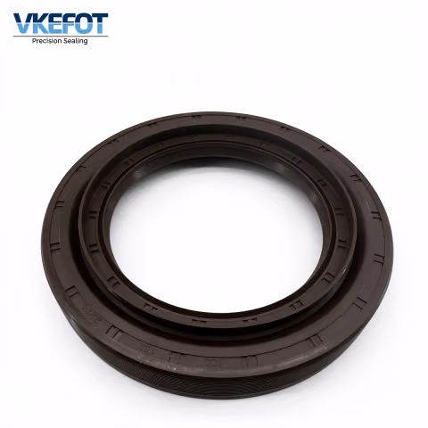 VKEFOT 100x152x20/24 mm differential oil seal in NBR, side view showing the stepped 20 mm / 24 mm profile