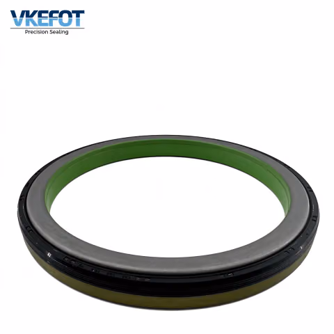 VKEFOT 132x160x12.8/15 mm rear crankshaft oil seal, side view showing the stepped 12.8 mm / 15 mm body