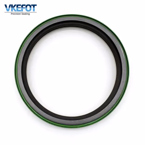 VKEFOT 140x164x20 mm truck wheel hub oil seal, angled view showing the bore and the 20 mm case depth